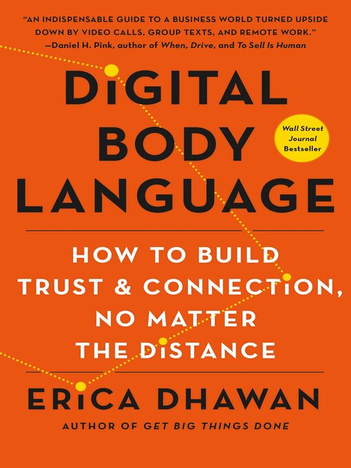 Title details for Digital Body Language by Erica Dhawan - Wait list